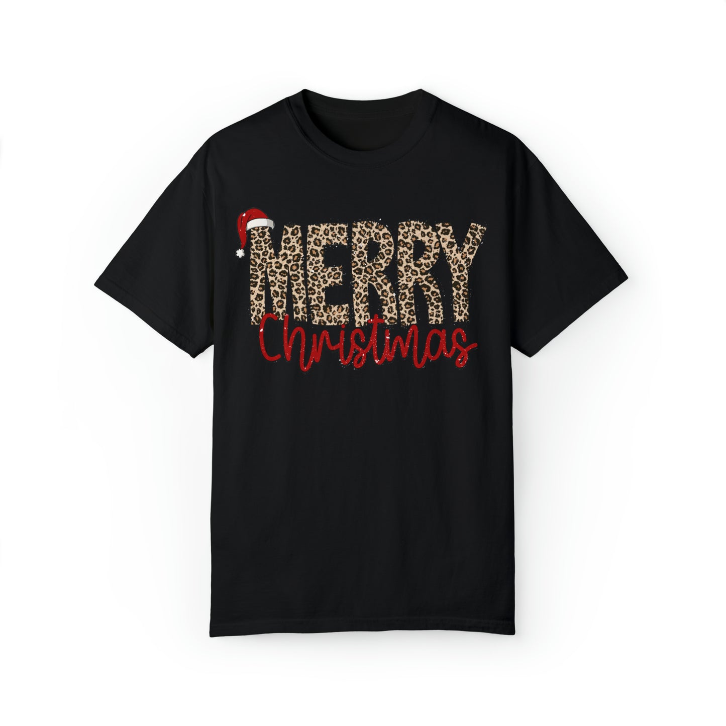 Merry Christmas Leopard T-Shirt