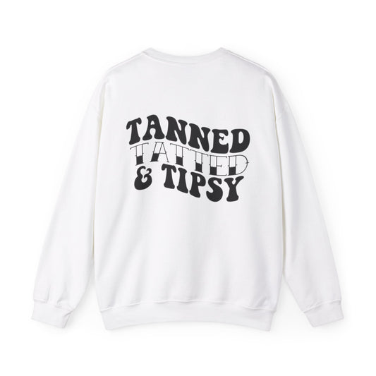 Tanned, Tatted & Tipsy Sweatshirt