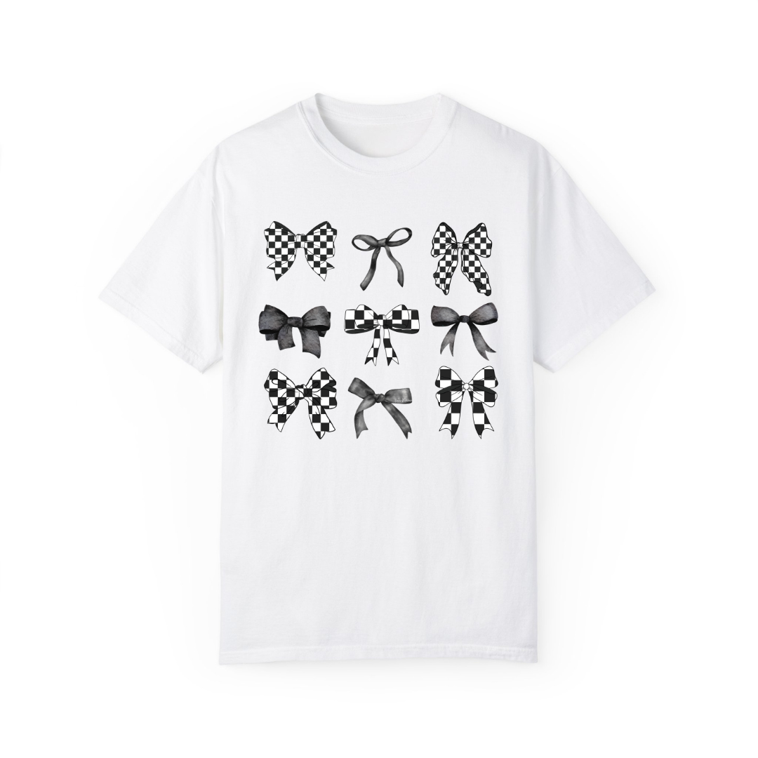 Checkered Bow T-Shirt