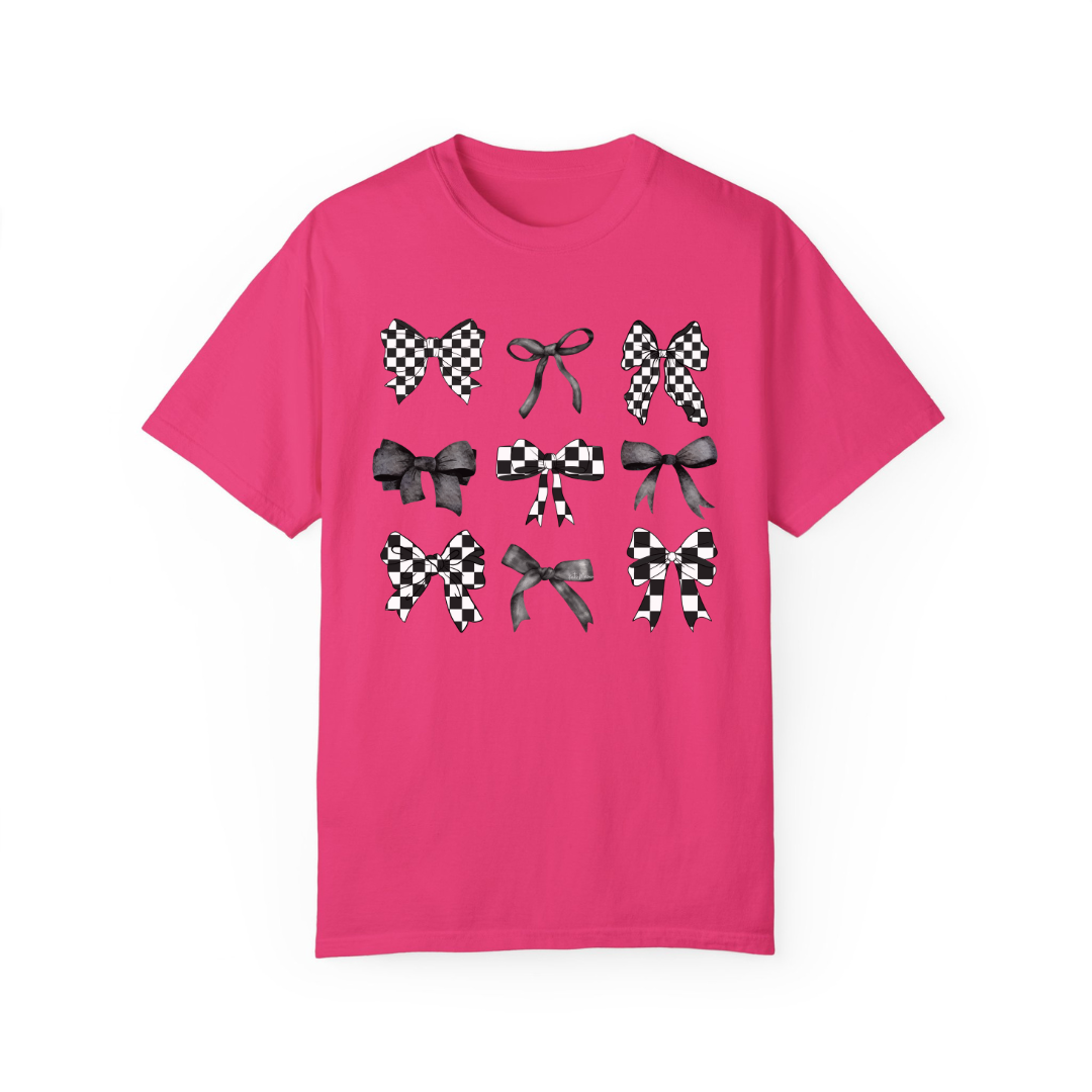 Checkered Bow T-Shirt