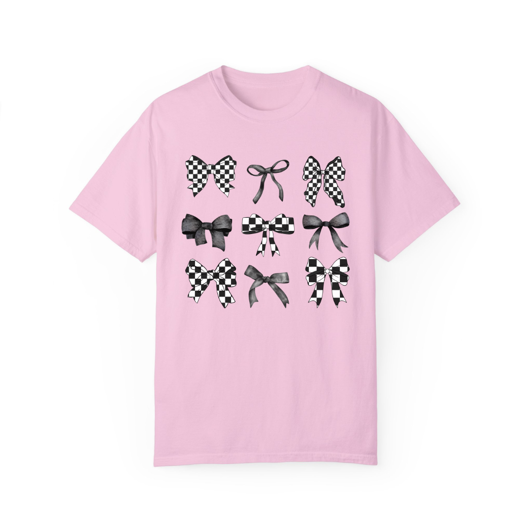 Checkered Bow T-Shirt