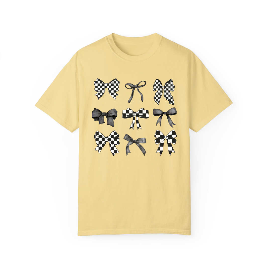 Checkered Bow T-Shirt