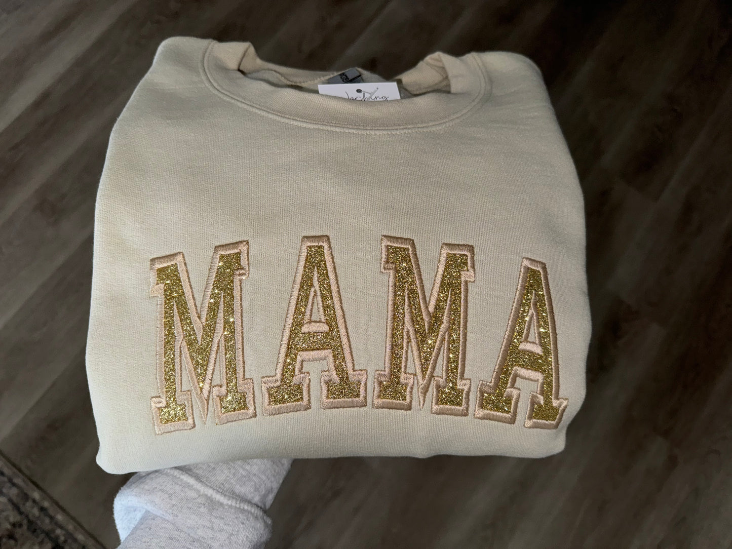 Custom Mama Embroidered Sweatshirt