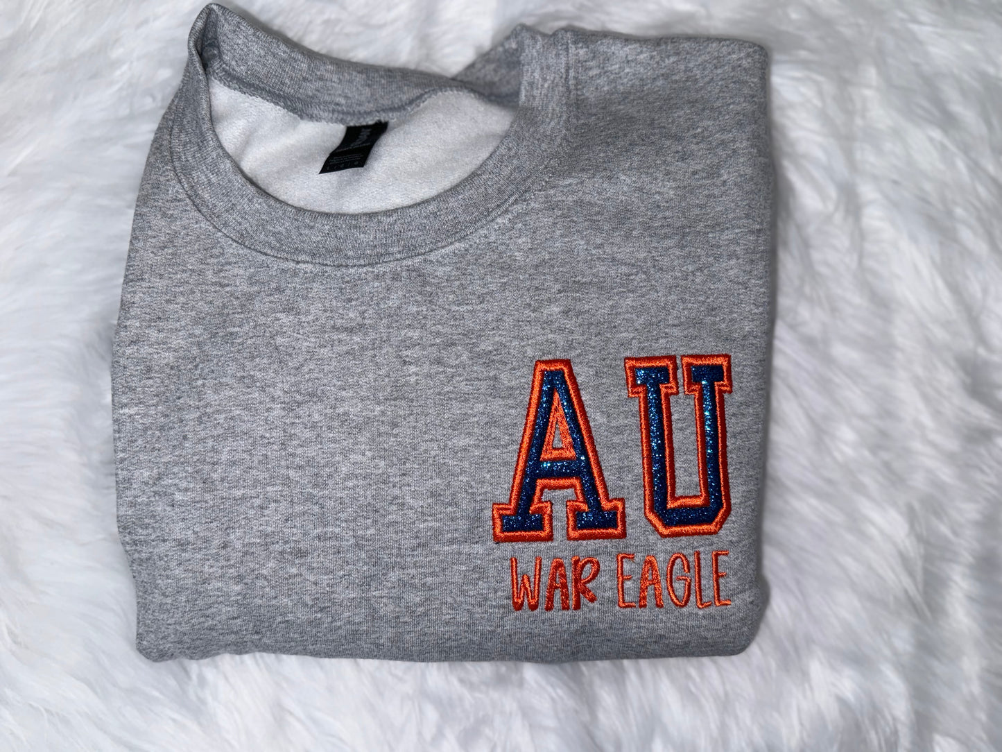 Auburn Tigers War Eagle Pocket Embroidered Sweatshirt