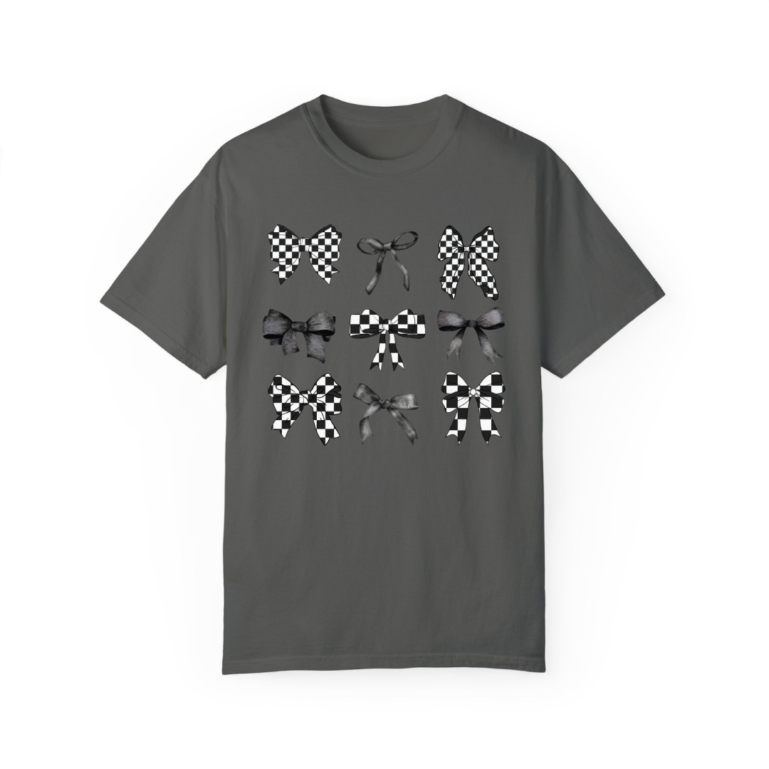 Checkered Bow T-Shirt