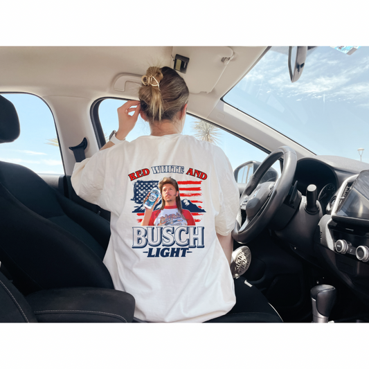 Red White and Busch Light T-Shirt