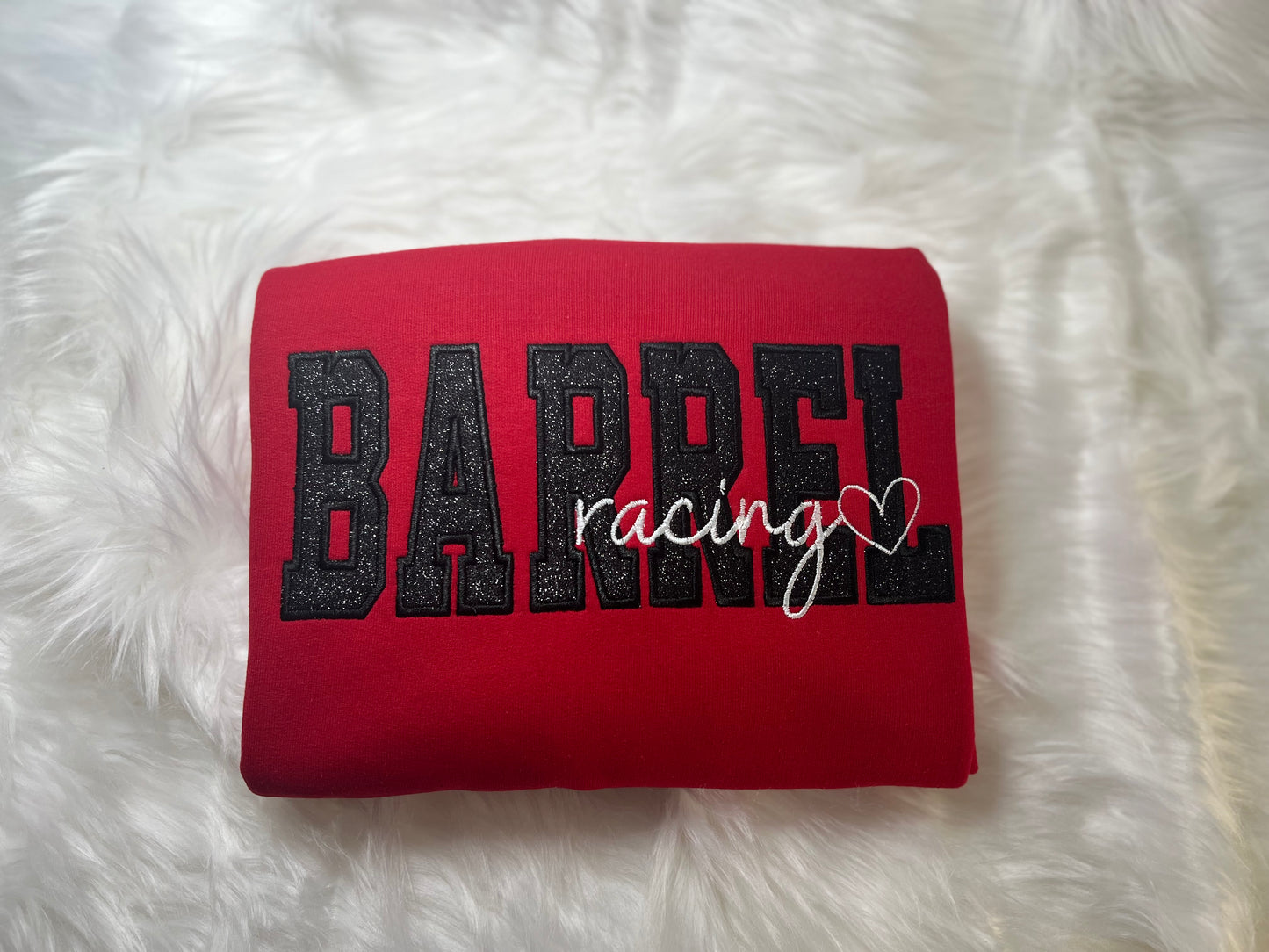 Barrel Racing Embroidered Youth Sweatshirt