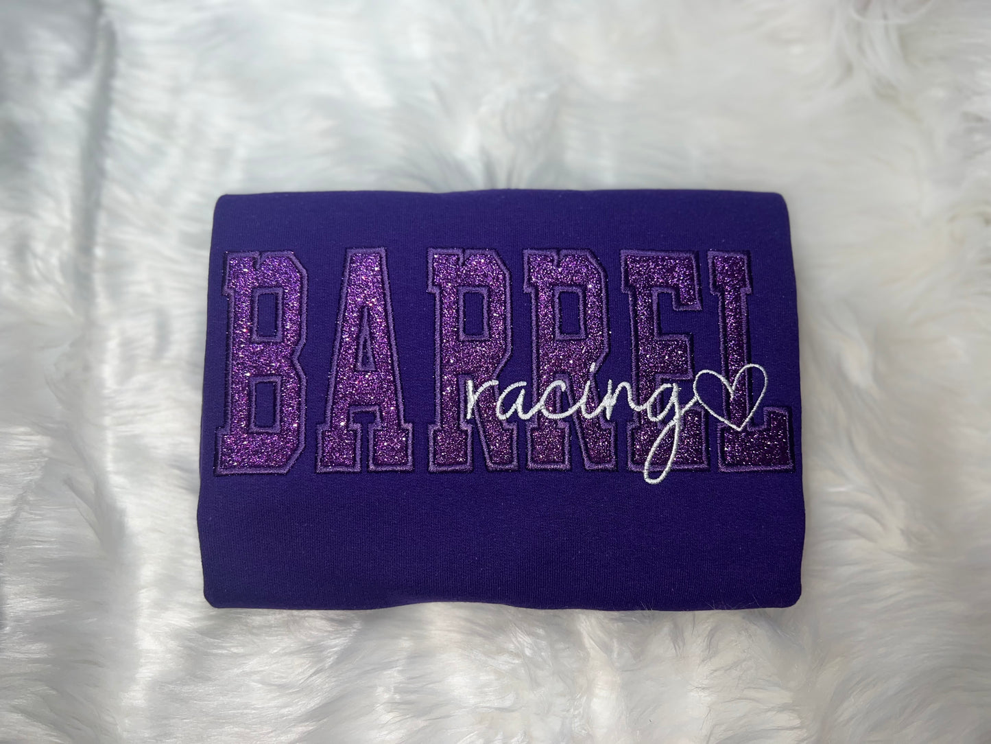 Barrel Racing Embroidered Youth Sweatshirt