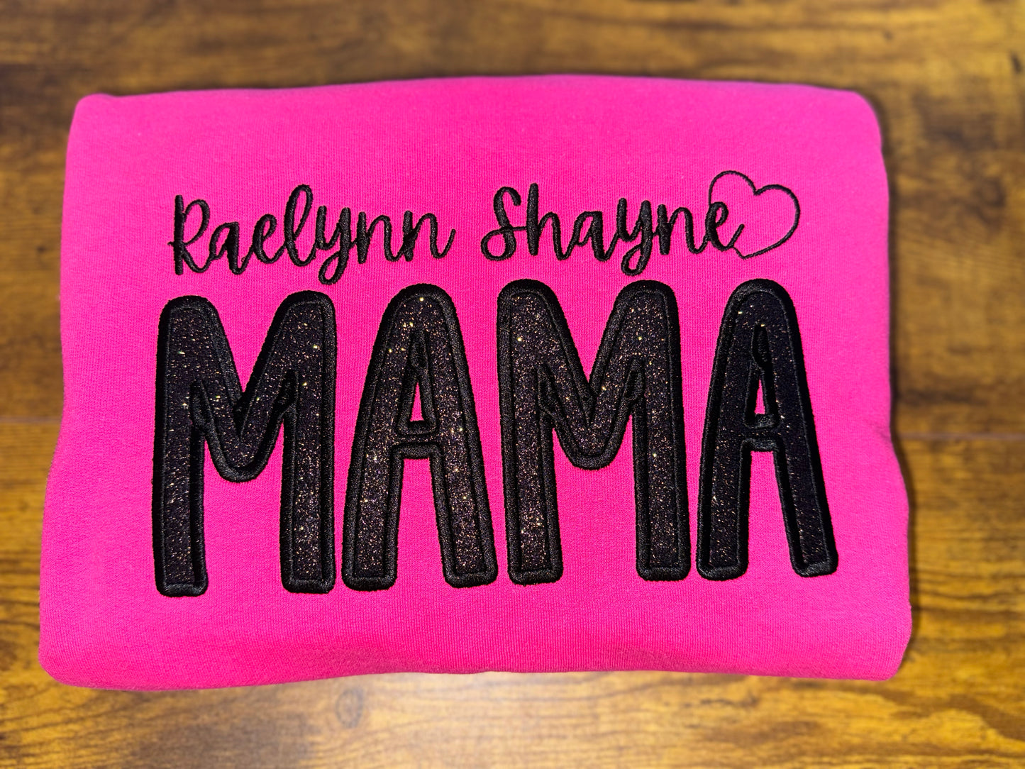 Custom Mama Embroidered Sweatshirt