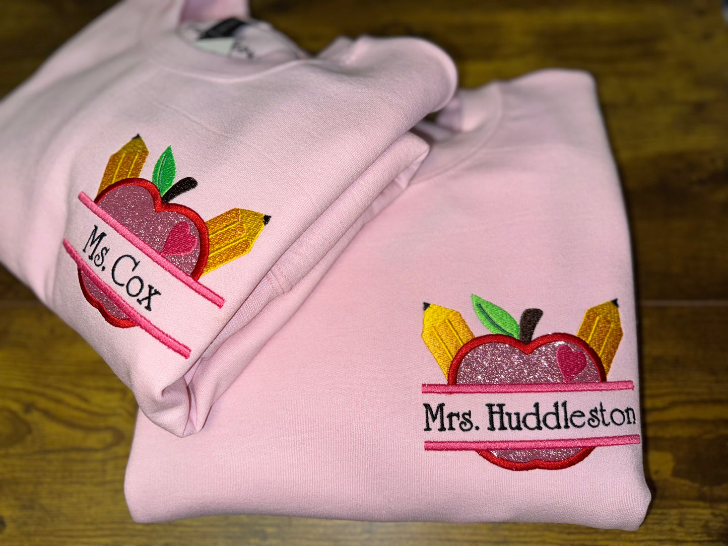 Teachers Favorite Embroidered Sweatshirt