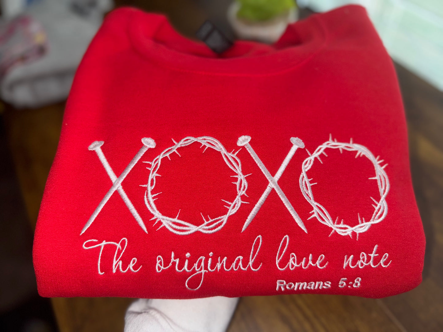 The Original Love Note Embroidered Sweatshirt