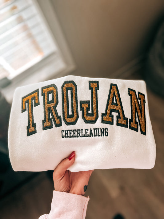 Trojan Embroidered Sweatshirt