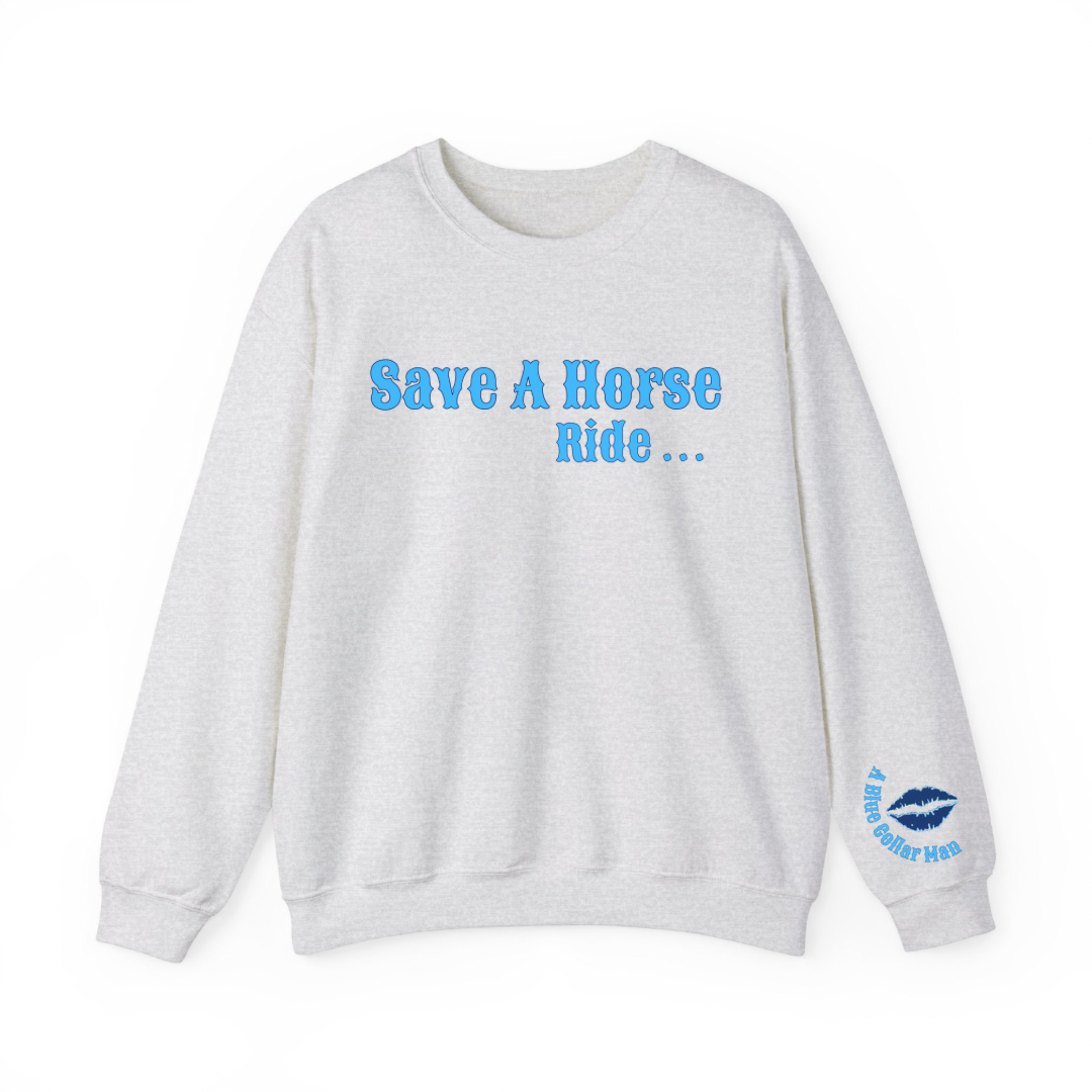 Ride a Blue Collar Sweatshirt