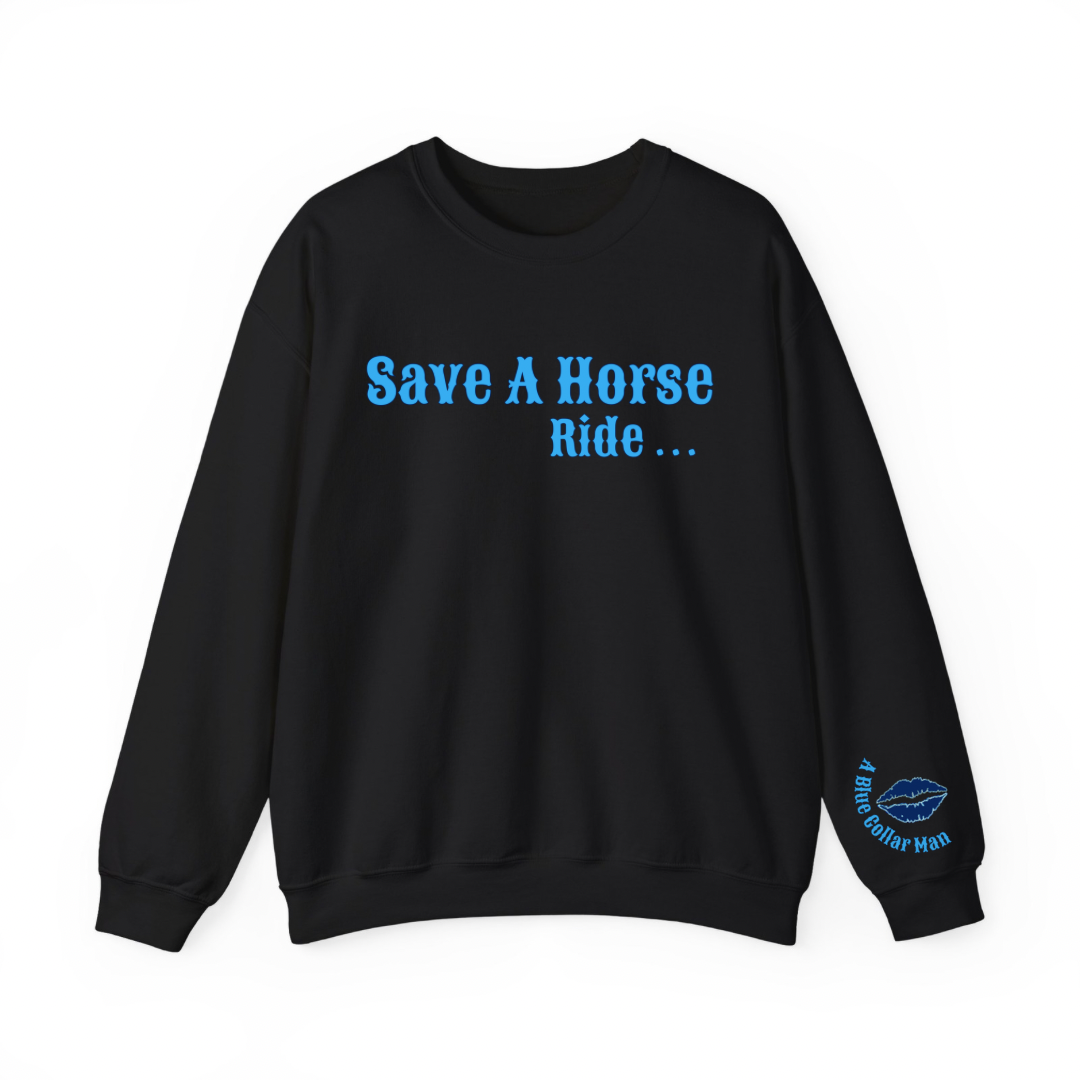 Ride a Blue Collar Sweatshirt