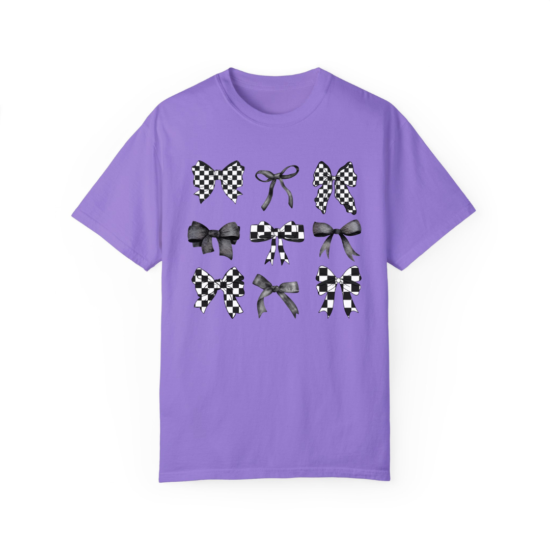 Checkered Bow T-Shirt