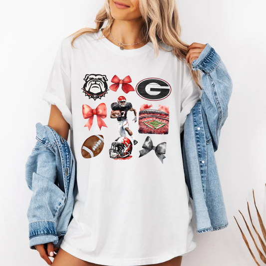 GA Bulldogs Bow T-Shirt