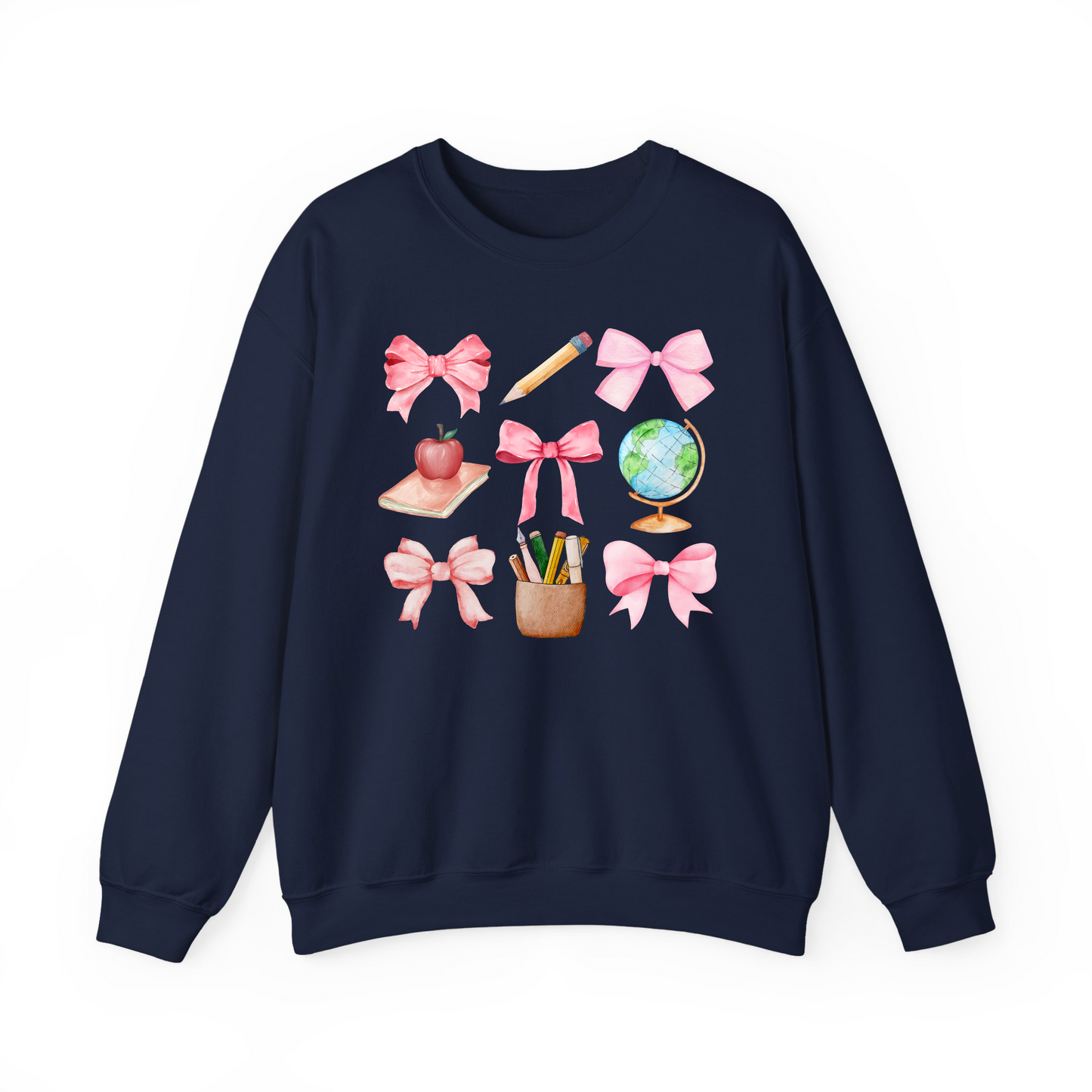 Teacher Bow Sweatshirt