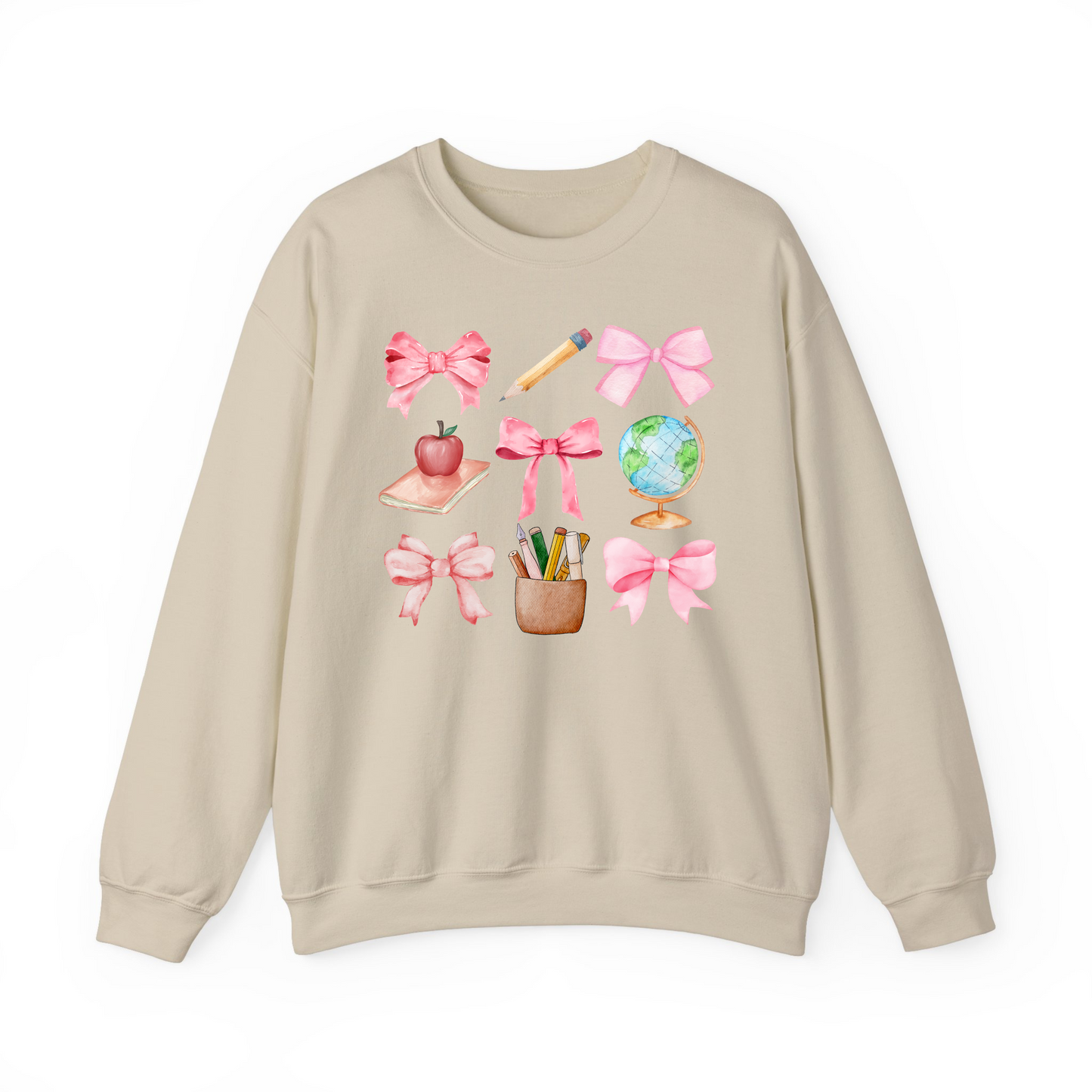 Teacher Bow Sweatshirt