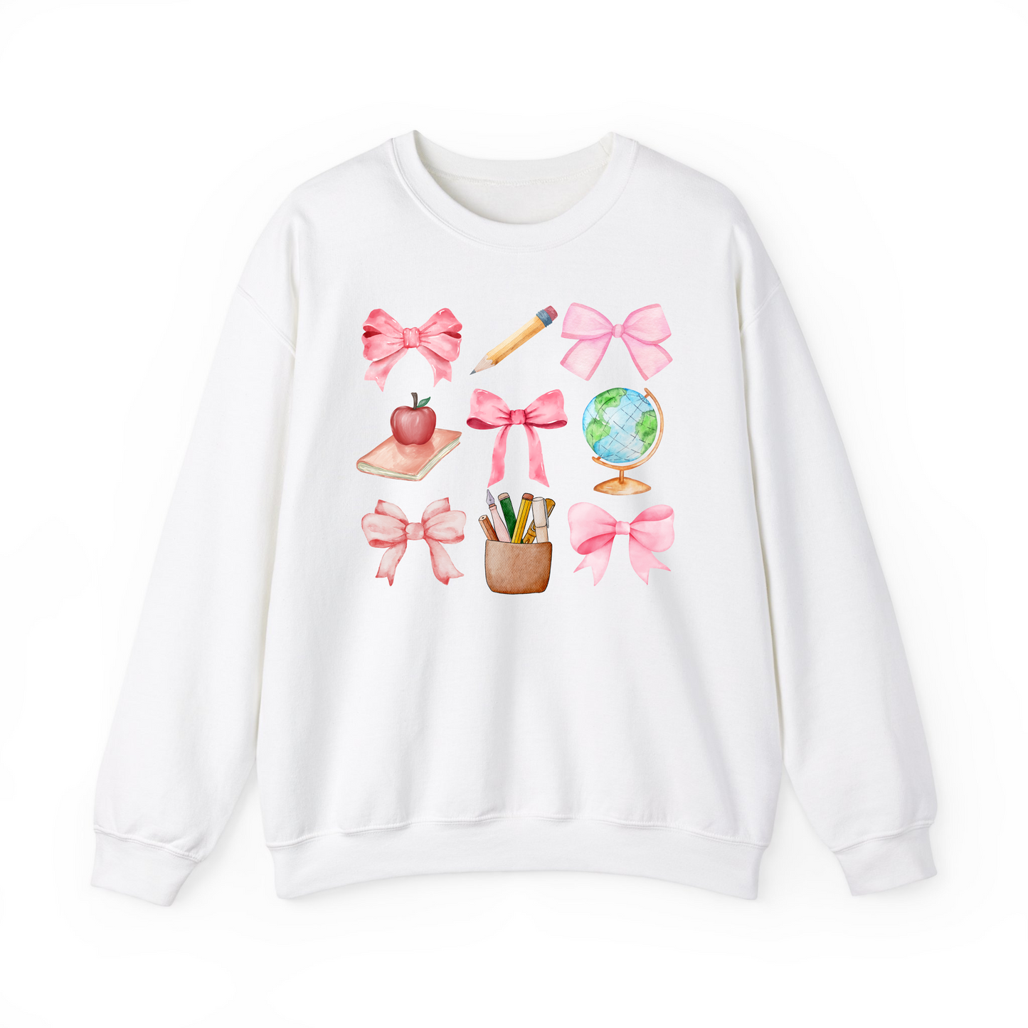 Teacher Bow Sweatshirt