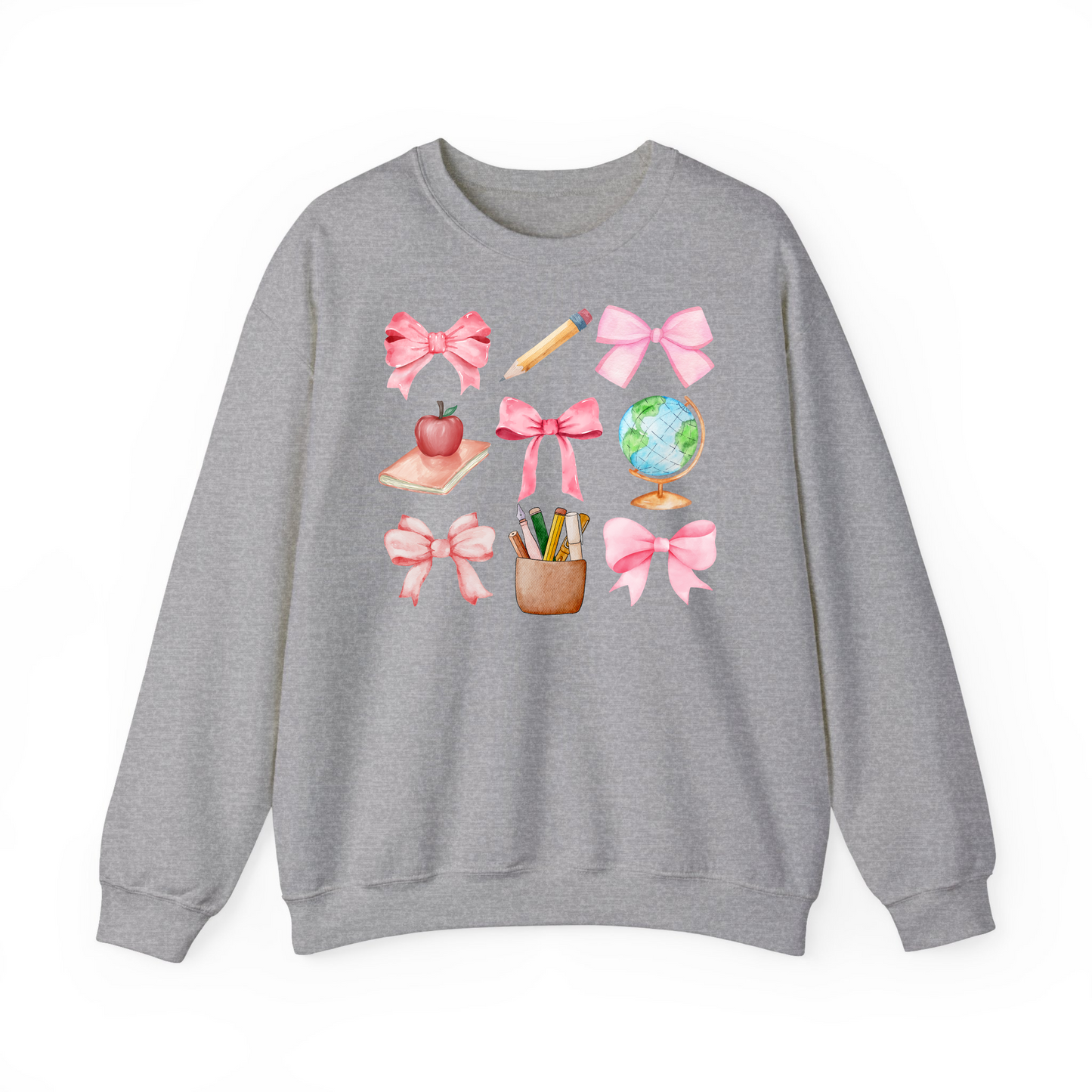 Teacher Bow Sweatshirt